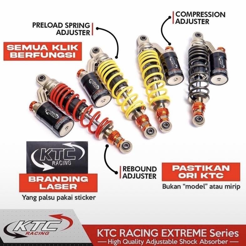 SHOCKBREAKER TABUNG ATAS KTC EXTREME ORIGINAL 100% KLIK REBOUND MOTOR BEBEK RX KING FIZR JUPITER Z M