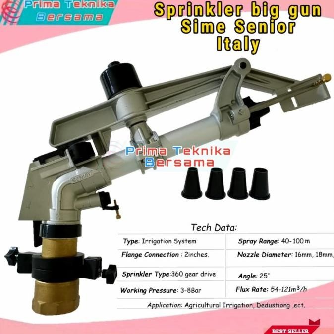Sprinkler big gun sime senior | sprinkler impact alat siram pertanian