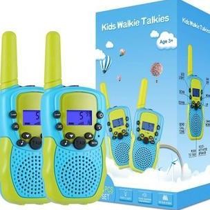 (COD) Mini HT warna walky talky yang nyaman mainan walkie talkie anak bekerja 1-3KM luar ruangan kid