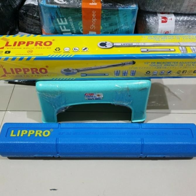 LIPPRO GAGANG TORSI KUNCI MOMEN LIPPRO TORQUE WRENCH 1/2 28 - 210 NM