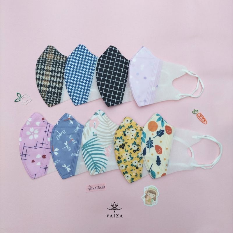 Masker Duckbill Motif Disposable Mask Earloop Dewasa