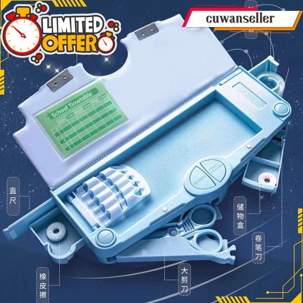 

Tempat Pensil Multifungsi Kartun, Tempat Pensil Multifungsi Anak Berkapasitas Besar/Tempat Pensil Yang Menyenangkan Cod