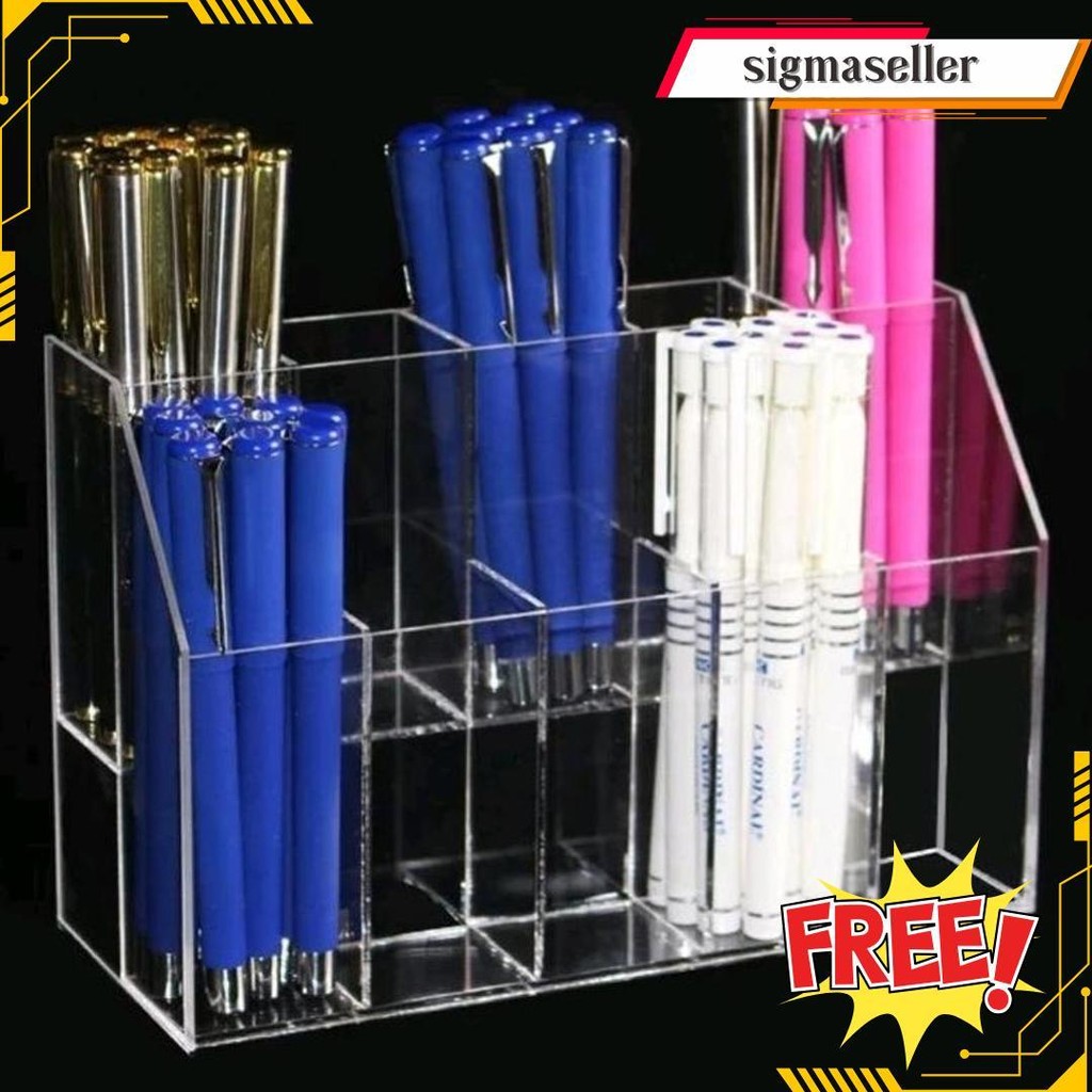 

Akrilik Rak Pulpen/ Display Atk Original Produk