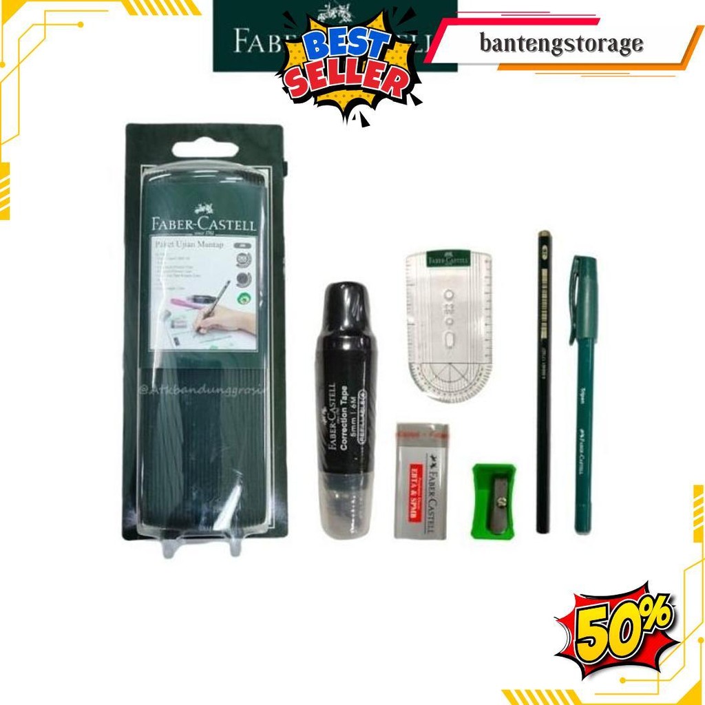 

Paket Ujian Mantap Faber Castell Dengan Pensil 2B Dan Penggaris Khusus Gratis Ongkir