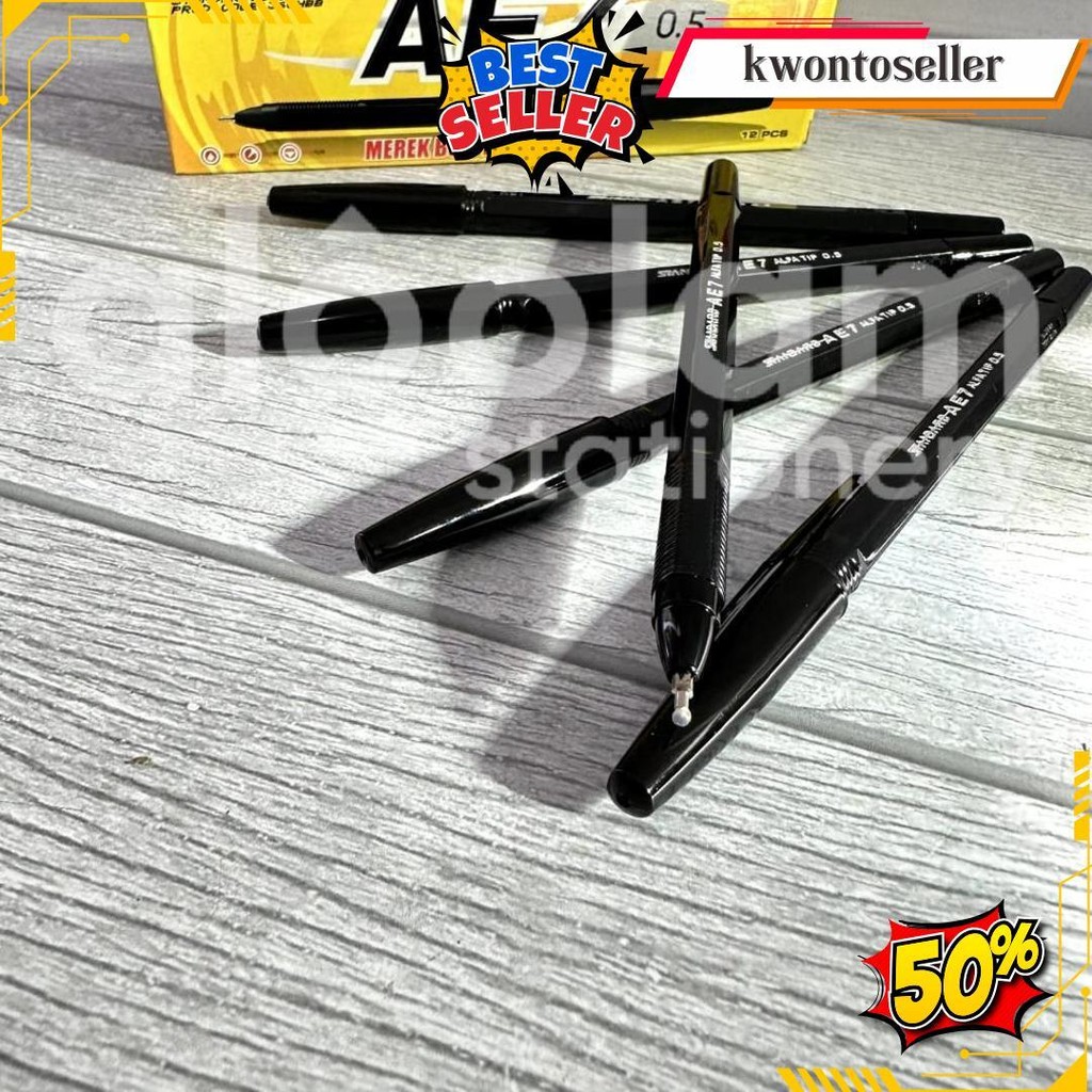 

Selusin ( 12 Pcs ) Pulpen Standard Ae7 Original Produk