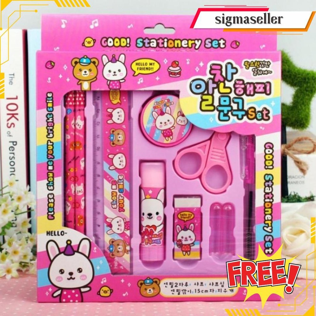 

Wbs Paket Alat Tulis Set 8In1 Stationery Set Study Set Anak Karakter Souvenir Set Alat Tulis Ss129 Bisa Cod