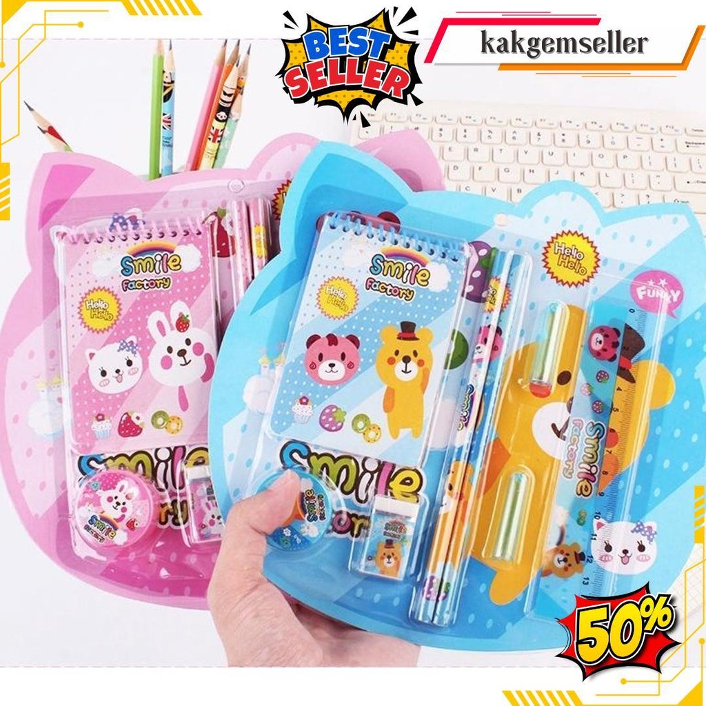 

Atm.Medan Set Alat Tulis Kelinci Isi 8 Barang. Original Produk