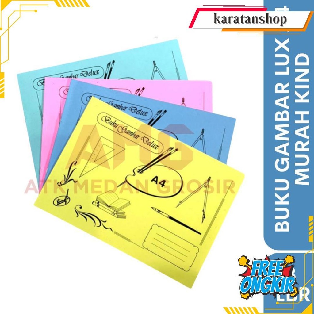 

Atk Medan Grosir Buku Gambar Deluxe A4 Termurah ! Best Seller Termurah Banget