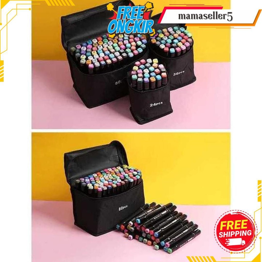 

Ms Stabilo Spidol Warna Sketsa Umum Dua Sisi Kepala Tulis Luas Dan Halus Double Headed General Touch Marker Pen Animation Set Markers Dual Side Fine Art Brush Twin Market Set 24Pcs, 48Pcs, 80Pcs All In One Multi Color Pena Pensil Termurah Banget