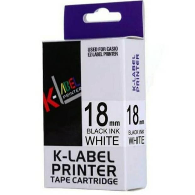 

Of14 KOE-1116 K-LABEL Printer 18mm Compatible use Casio EZ Tape Label Printer 18 mm Terlaris Viral