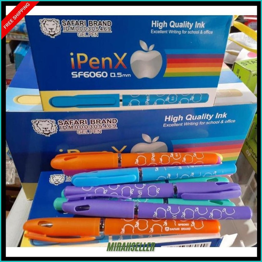 

Pulpen Apple Yoeker / Ipenx Gel Pen 0.5Mm 1Pak (12Pcs) Bisa Cod