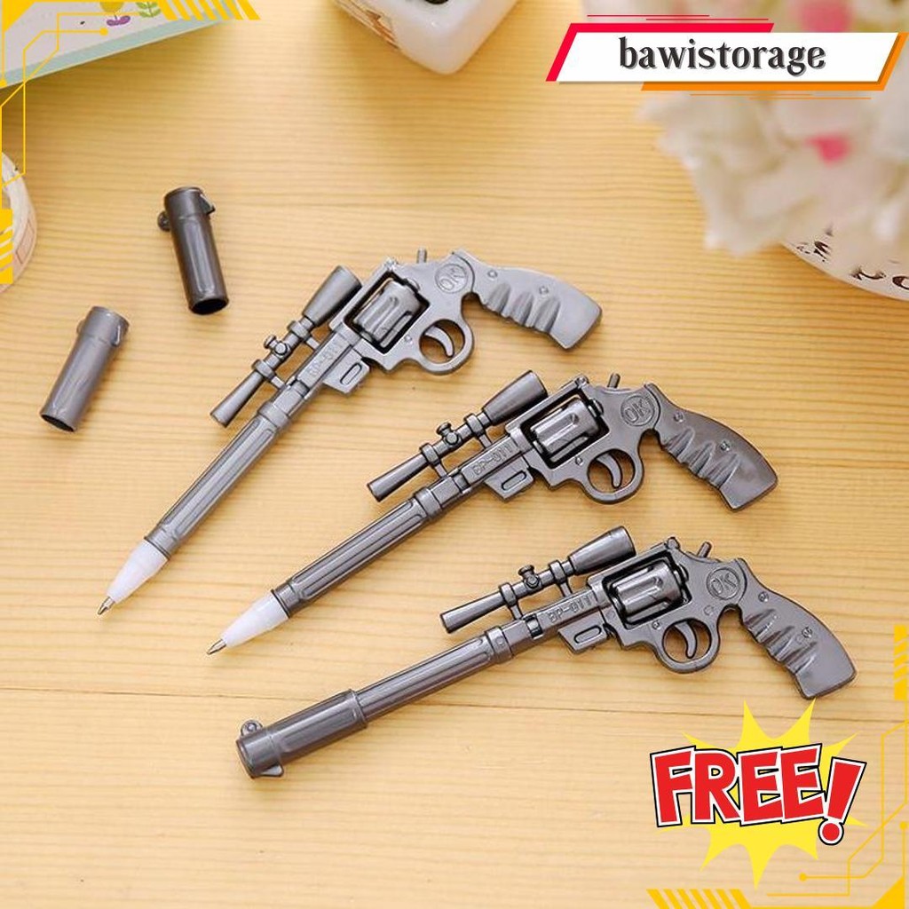 

Pulpen Pistol / Pen Style Gun / Pena Model Pistol / Pulpen Unik Siap Kirim