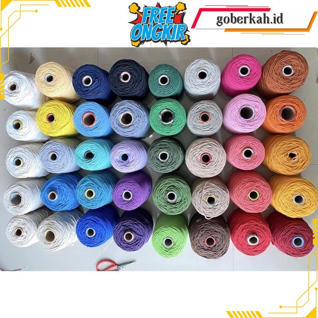 

Tali Macrame Premium 1Kg Murah 4Mm Berkualitas Tinggi Gratis Ongkir