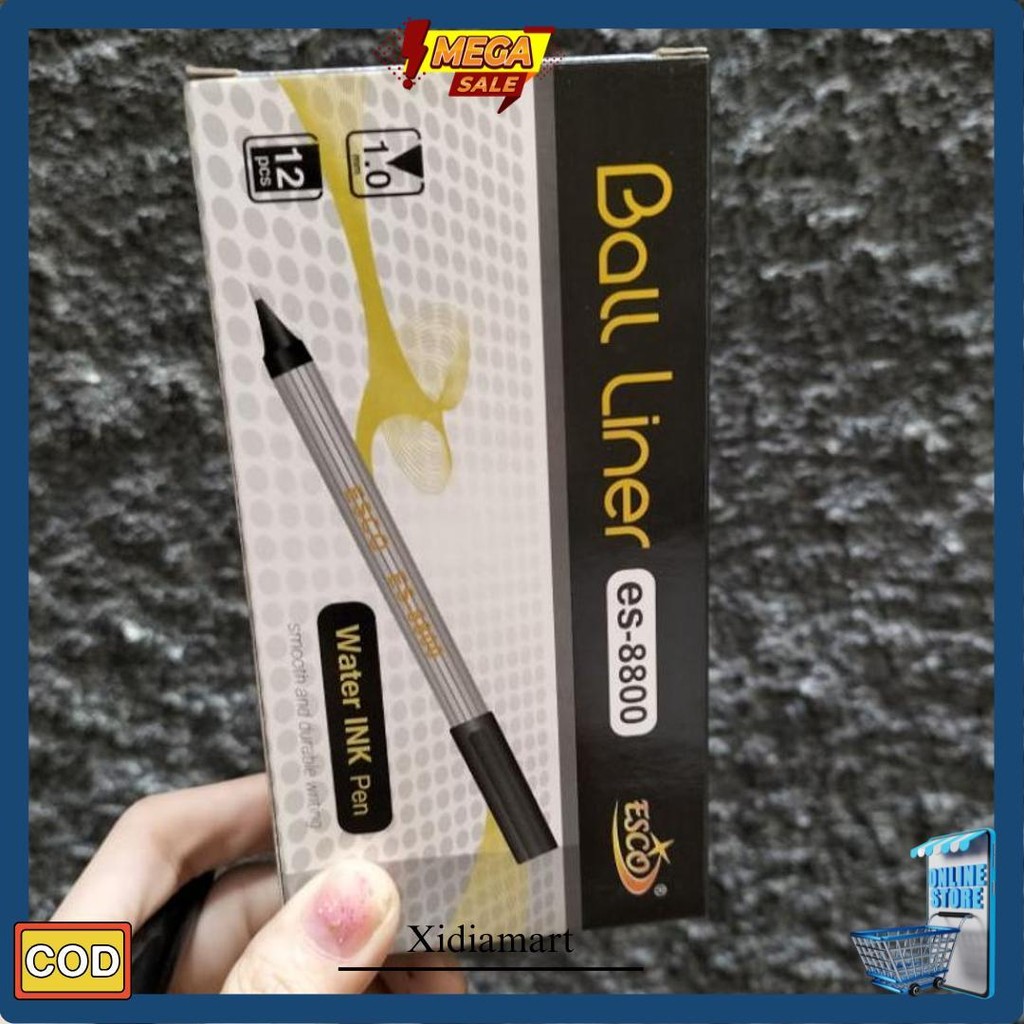 

[12Pcs] Bolpen/ Pulpen Ball Liner Es8800 Esco Bisa Cod
