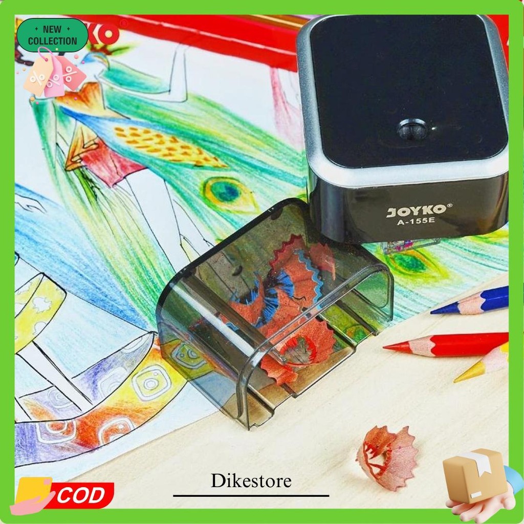

Sharpener Rautan Pensil Elektrik A155E - Serutan Otomatis Electric Joyko A-155E Gratis Ongkir