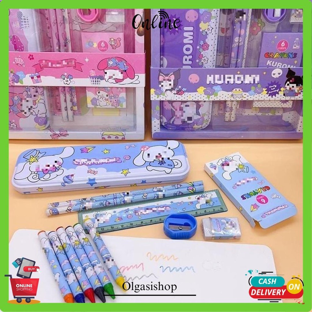 

Dsm Paket Alat Tulis Set 7 In 1 Set Stationery 7In1 Karakter Kartun Alat Tulis Anak Sekolah Penghapus Pengaris Kotak Pensil Penggaris Crayon Siap Kirim