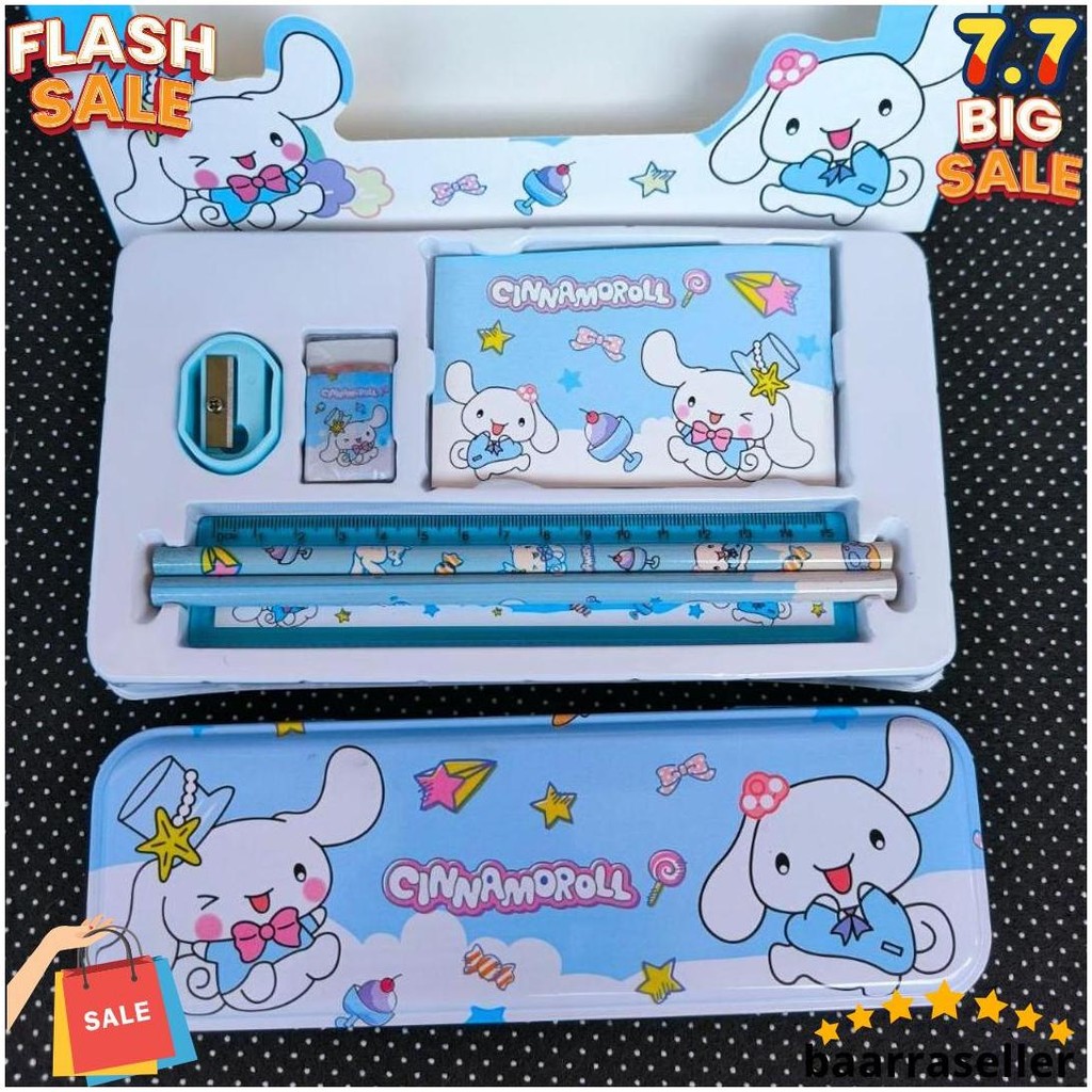 

Kuromi Set Alat Tulis Sanrio Kotak Pensil Anak Set Labubu Kuromi My Melody Cinnamoroll Anak Sekolah Termurah Banget