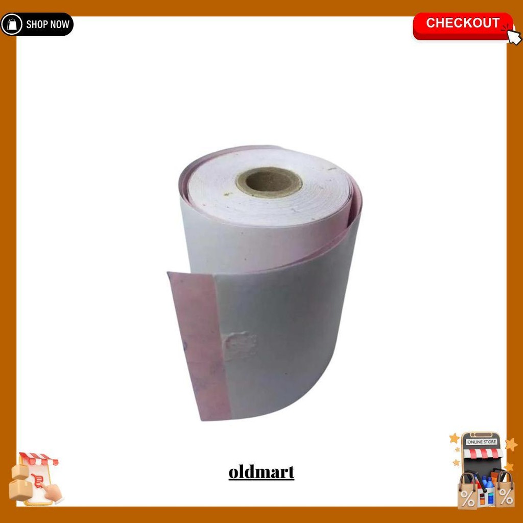 

Kertas Struk Kasir / Kas Register 75X65 (2 Ply) Paper Print 1 Pack ( 10 Roll) Atk Siap Kirim