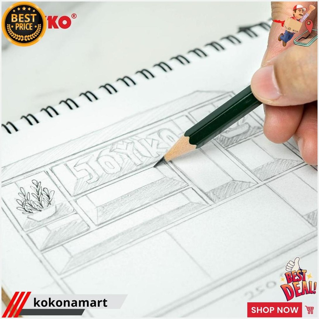 

Pensil Pencil Joyko P-8126 2B 1 Box 12 Pcs Termurah Banget