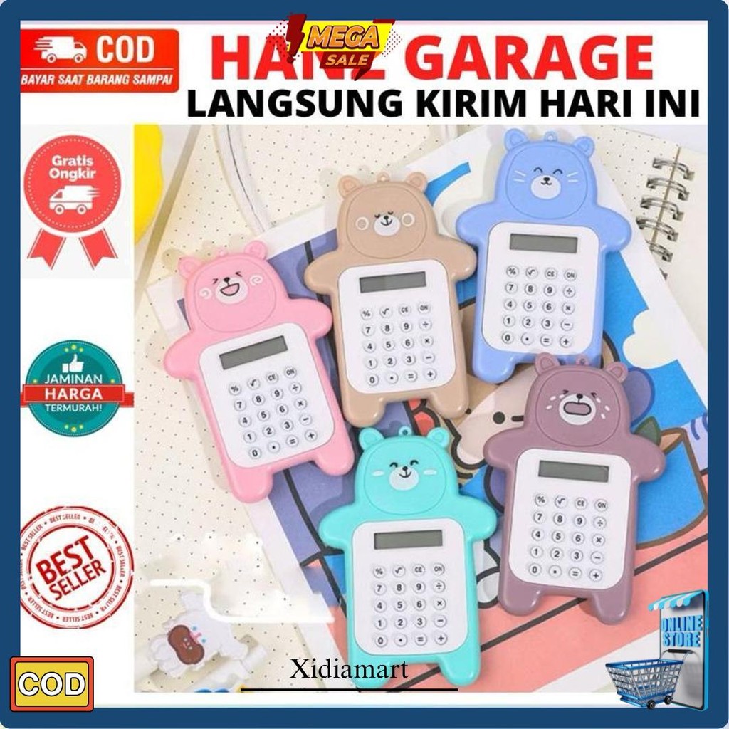

Calculator Mini Portable Motif Bear Kalkulator Portable Mini Beruang Kalkulator Unik Kalkulator 8 Digit Mini Portable Kalkulator Beruang Tombol Karet Kalkulator Sekolah /Stationary Warna Warni Gratis Ongkir