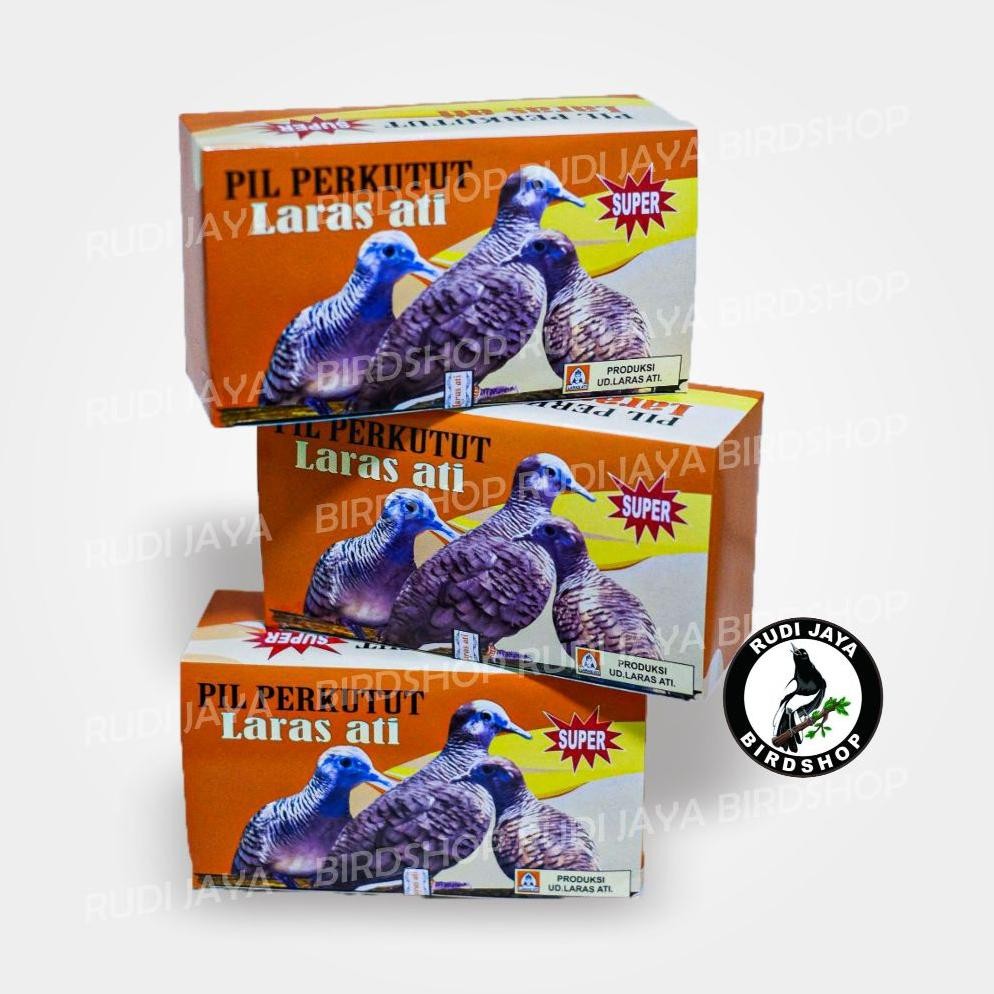IQR-914 Jamu Perkutut Larasati Laras Ati 1 Pak 1 Dus 1 Box Isi 20 Pcs Vitamin Jamu Burung Perkutut A