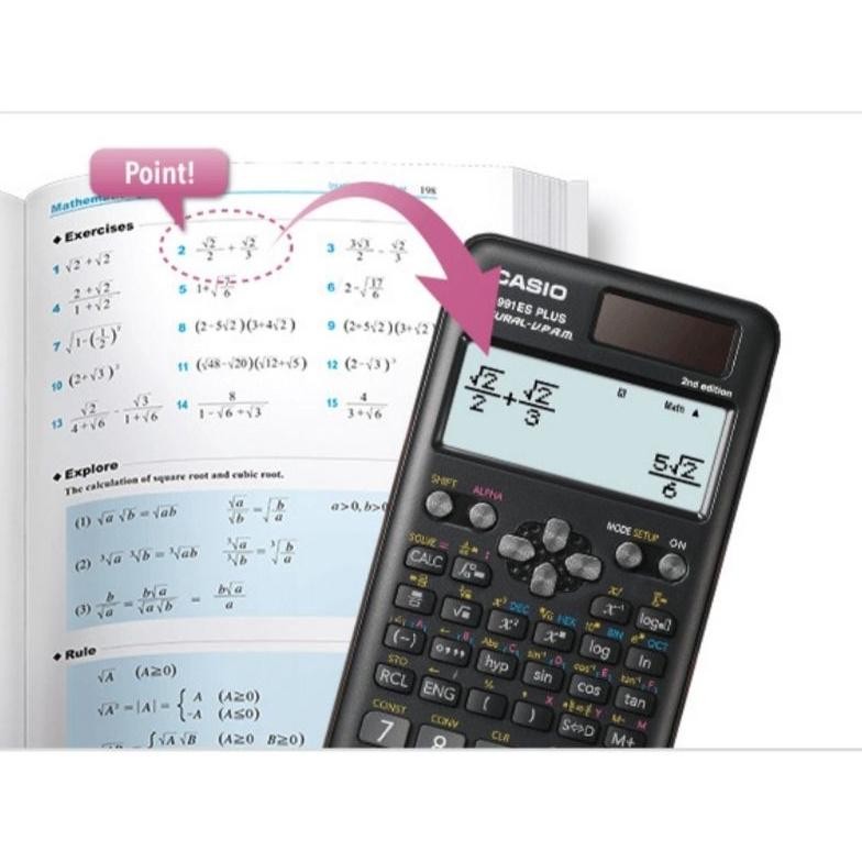 

Terbaru Casio FX-991ES PLUS - Scientific Kalkulator Original