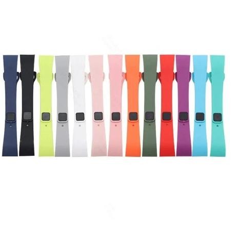 gfd-12 Strap Mi Smart Band 4C Silicone Rubber / Tali Pengganti Jam Tangan Redmi Band Silikon Rubber 