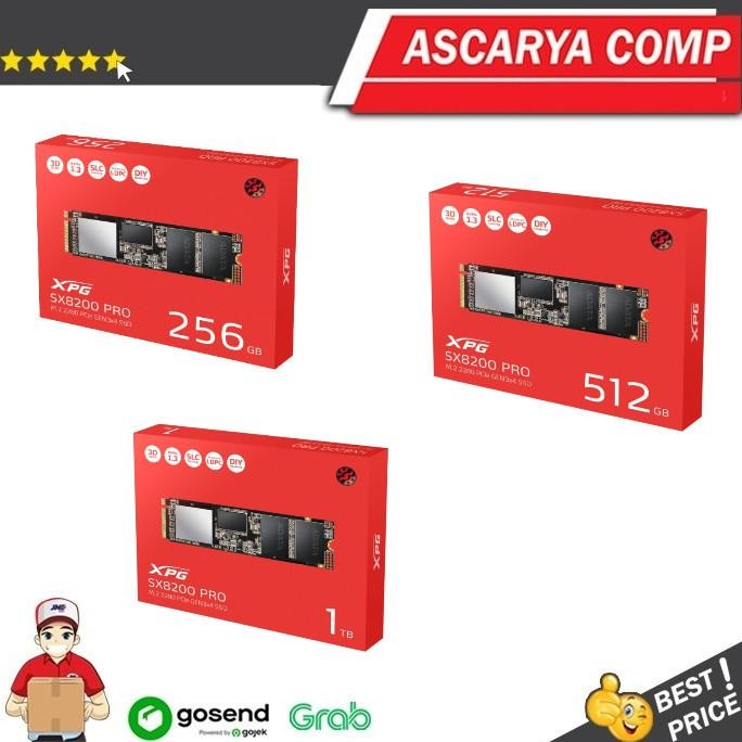 ADATA SSD XPG SX8200 PRO 256GB SX8200PRO 256 GB NVME M2