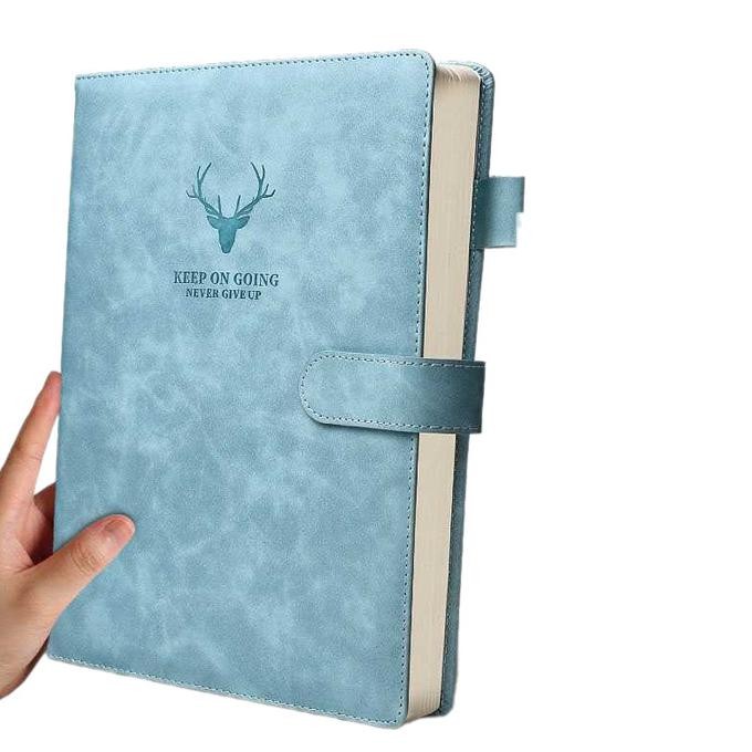 

Diskon!! Buku Diary Tlevi Notebook Cover Kulit Magnetic Buckle A4
