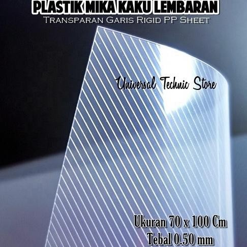 

New!! Plastik Mika Kaku Sampul Agenda Polos Garis 70Cm X 100Cm Tebal 0.50Mm