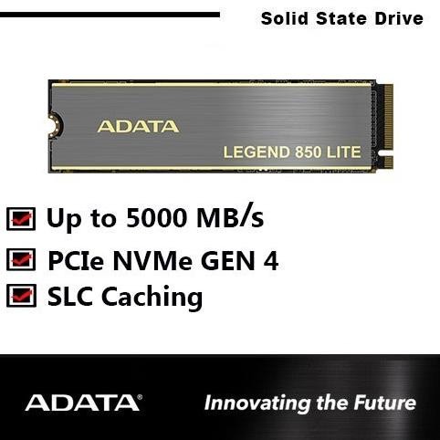 BEBAS ONGKIR - SSD Adata Legend 850 Lite 1TB NVMe PCIe Gen4 - SSD 1 TB NVMe Adata