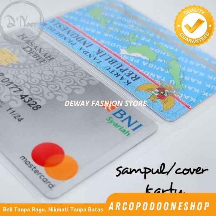 

SAMPUL KARTU / PLASTIK KARTU KTP / COVER KARTU KTP, ATM, SIM DAN LAIN LAIN LAMINATING BEST PRODUCT !!!
