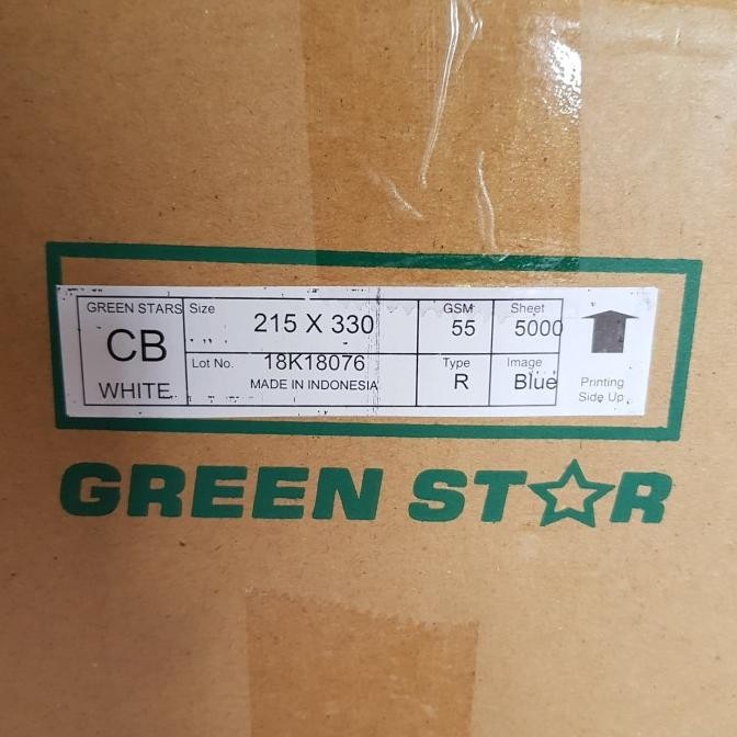 

Diskon!! Ncr Gs Green Star Top Putih F4 Kertas Karbon Nota Kontan