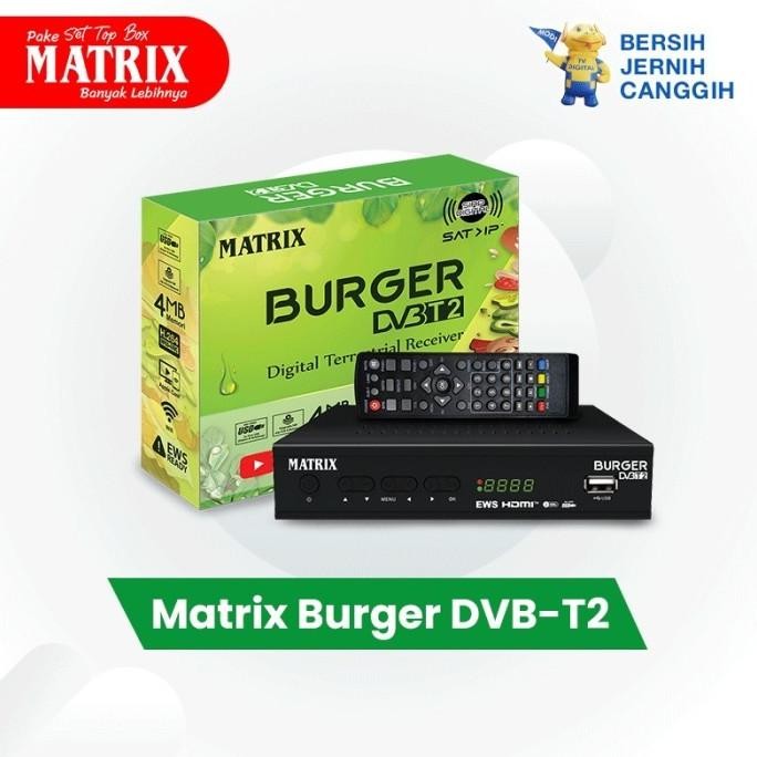}}}}}}] Set Top Box STB Matrix Burger DVB T2