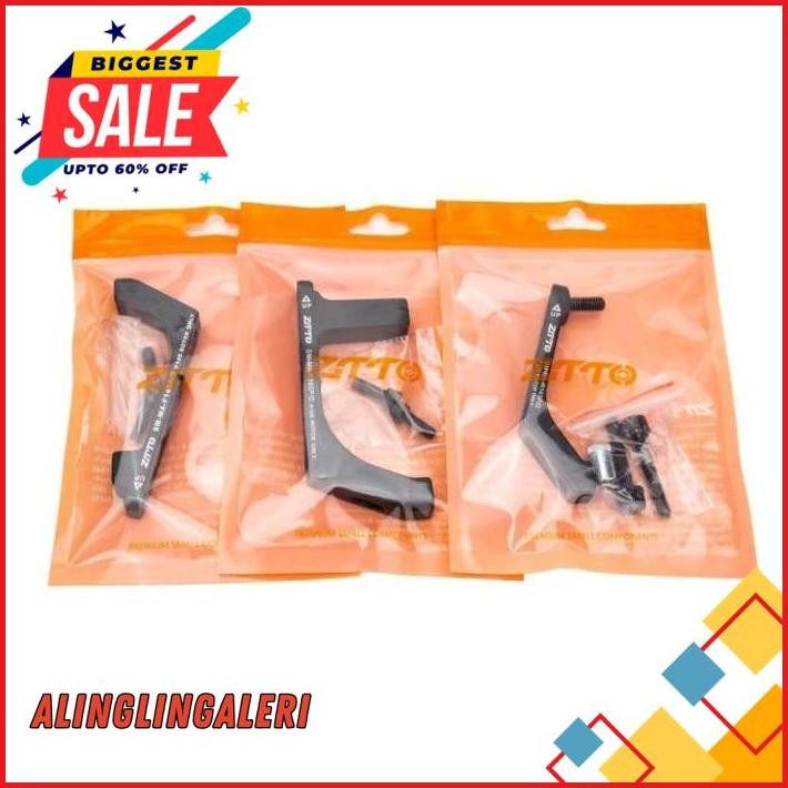 ZTTO ADAPTOR KALIPER DISC BRAKE FLAT MOUNT  140 160 SEPEDA RB GRAVEL HEMAT