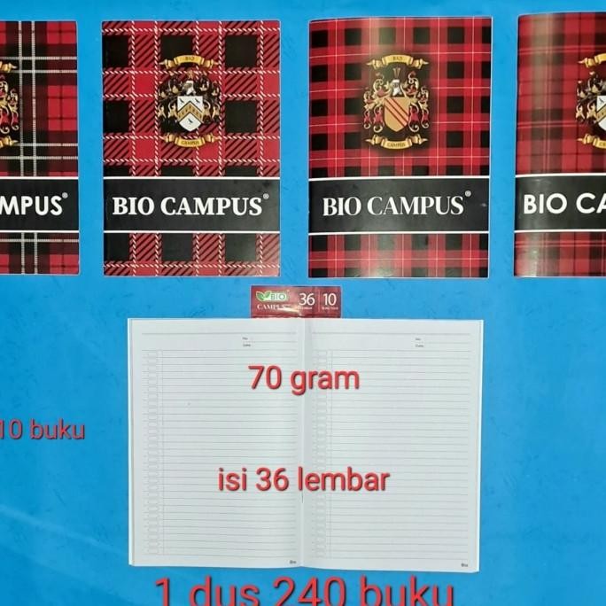 

Diskon!! Buku Tulis Campus Bio 36 Lembar 1Pak Isi 10Buku