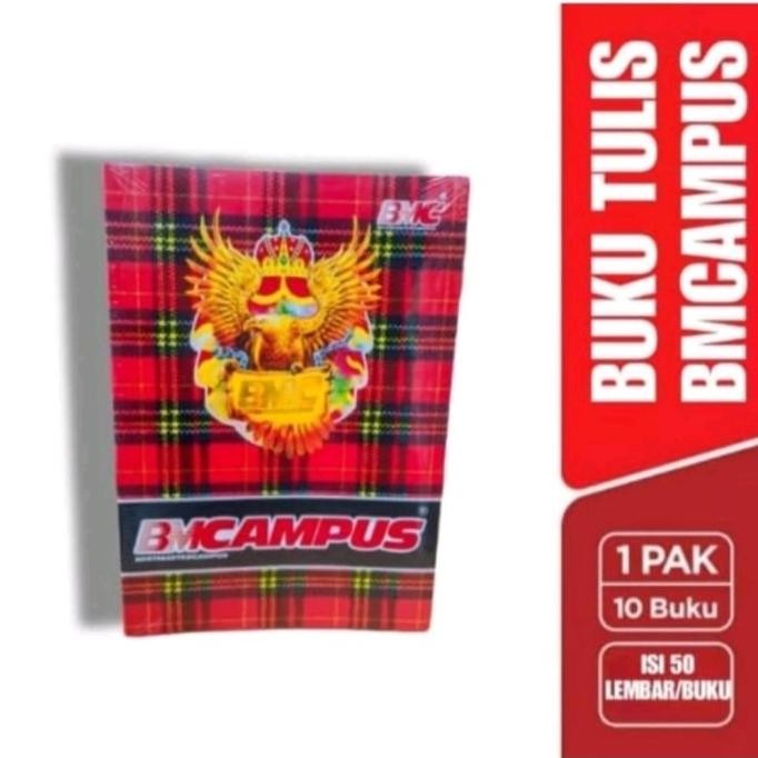 

Diskon!! Buku Tulis Campus Bmc Isi 50 Lembar (10 Buku)