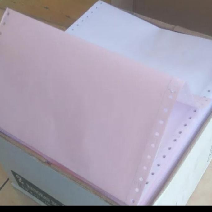 

NEW 1BOX KERTAS CONTINUOUS FORM PRINT NCR 2 RANGKAP PLY BAGI 2 SURAT JALAN