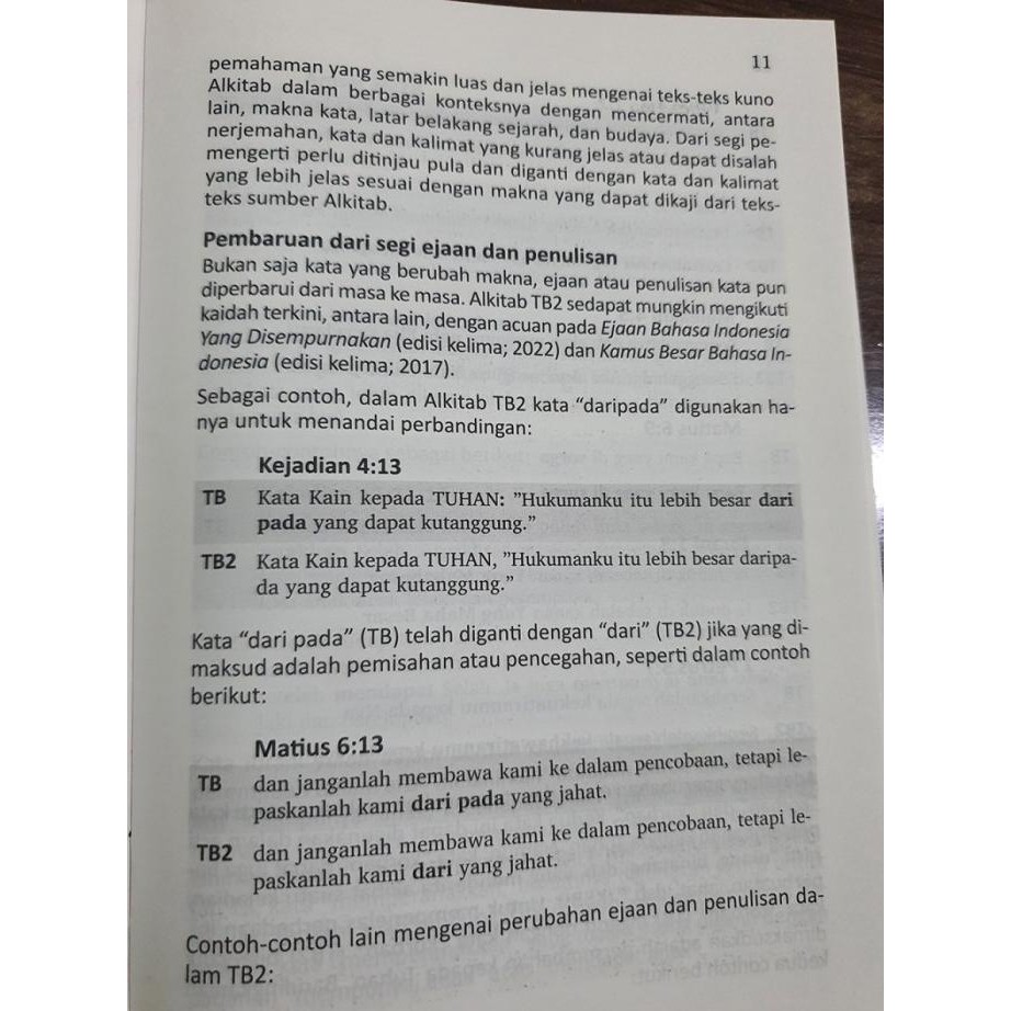 

ALKITAB Terjemahan Baru Edisi Kedua TB 032 TI (Alkitab Ukuran Kecil) LC