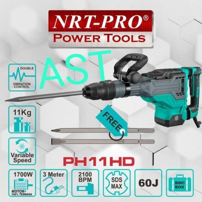 Open DS] HAMMER DEMOLITION   PH 11 HD - MESIN BOR BOBOK BETON PH 11HD / NRT-PRO