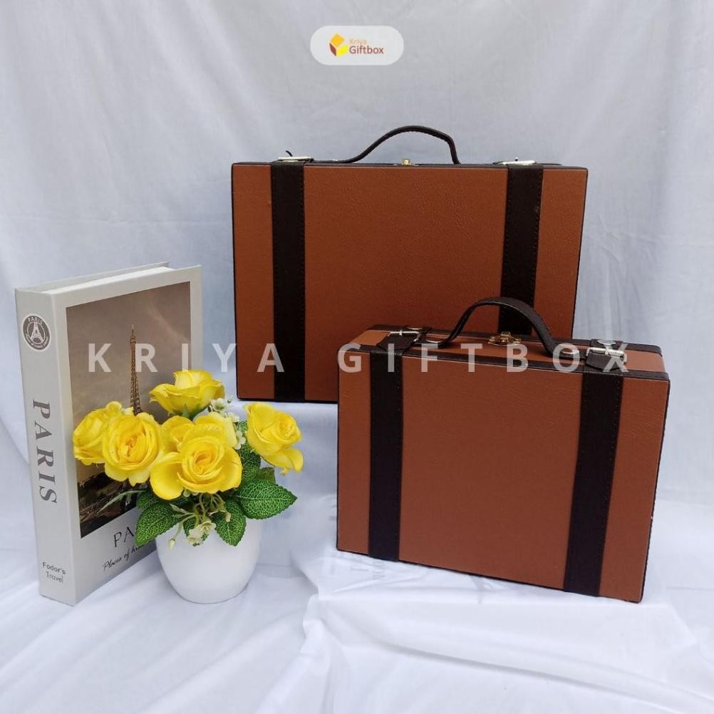 

VIRAL Box Hamper Model Koper Kotak Bahan Kulit Sintetis Murah | Hardbox Custom Handmade Ka-152