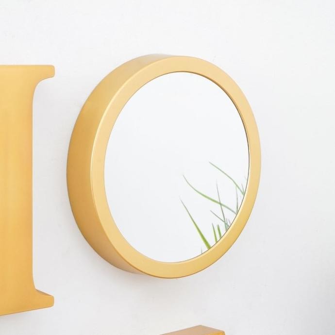 Murah Informa - Dekorasi Dinding - Wall Decoration Set(4) Home Gold 22.5Cm