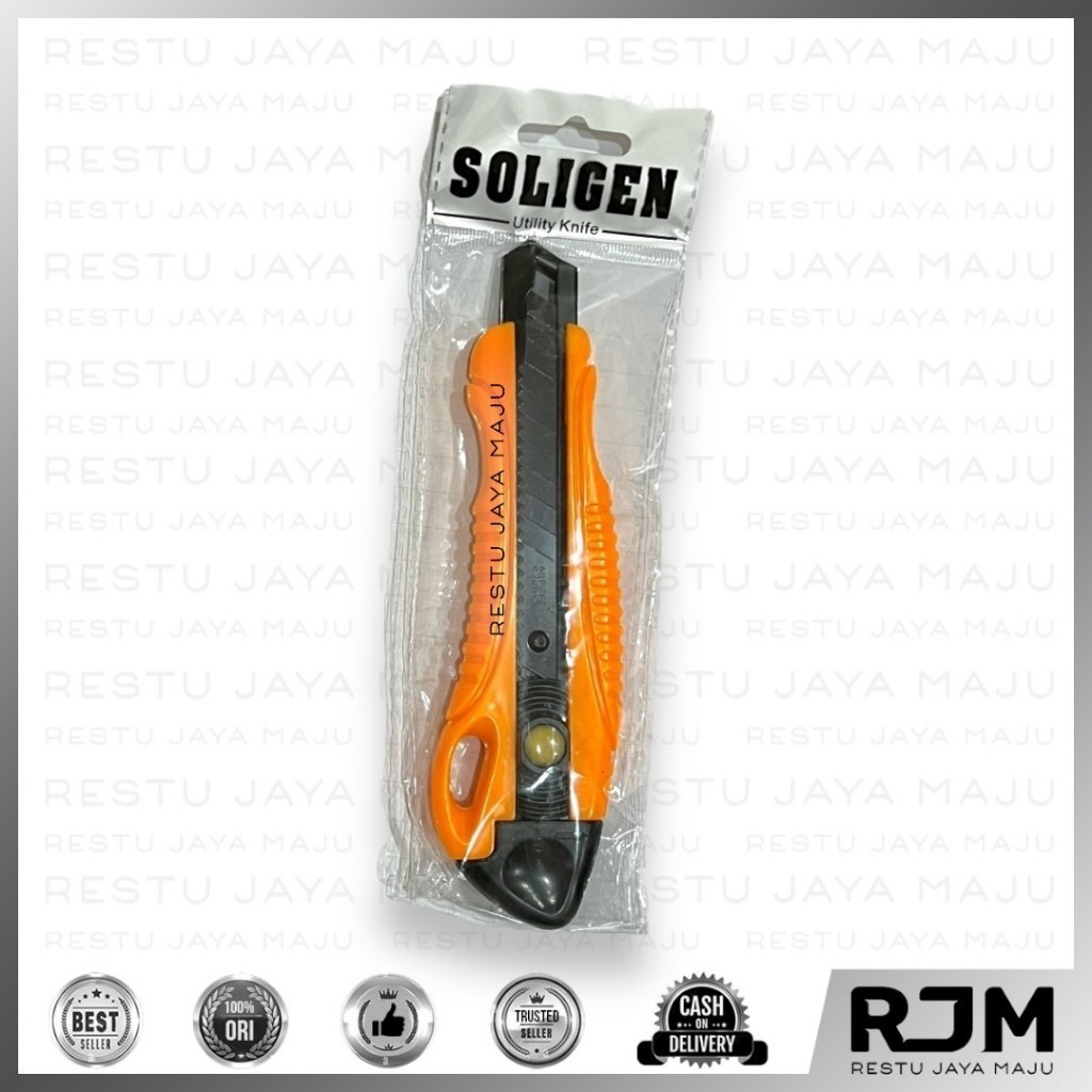 

[12 pcs] SOLIGEN Cutter Besar Knife Blade Pisau rj