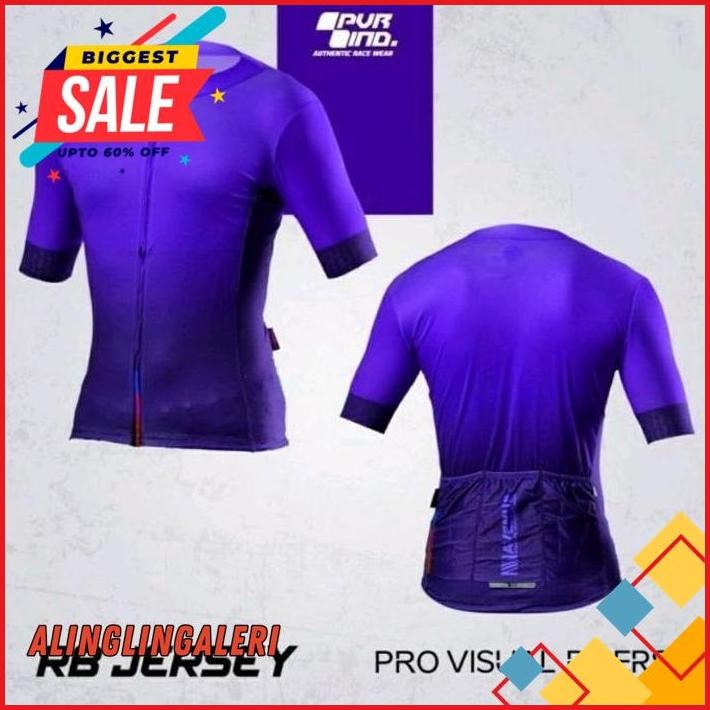 JERSEY XC ROAD BIKE PVR ULTIMATE SERIES UNGU ~ JERSEY ROADBIKE CYCLING SPORT EKSKLUSIF