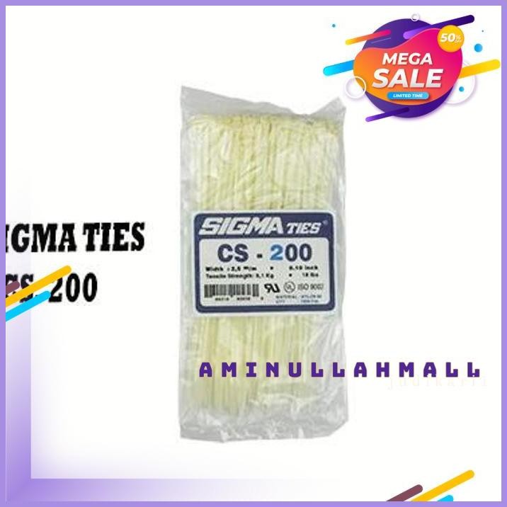 

SIGMA TIES CS 200 PUTIH BEBAS ONGKIR