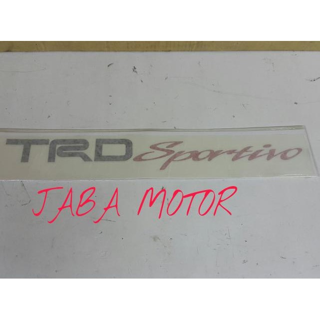 STIKER TRD SPORTIVO ORIGINAL FORSALE