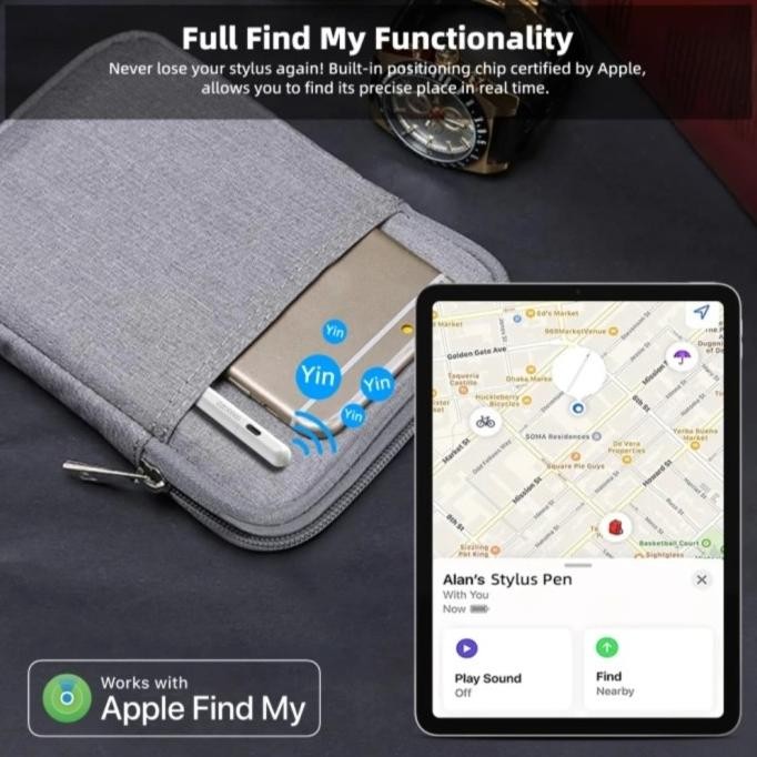 Goojodoq Gd14 2024 New Stylus Pen Pencil With Ipad Find My Apps And Costum Shortcuts For Ipad Mini 5