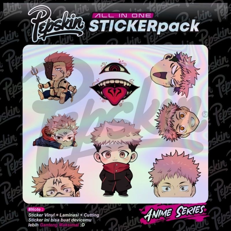 

*PromoTerjangkau* Pack Hologram Jjk Yuuji Garskin Wrap Stiker Premium / X Casing Case COD