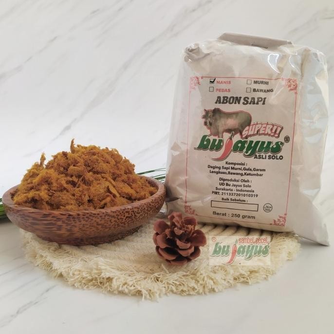 

populer] Abon Sapi SUPER Bu Jayus 250 gram_ PEDAS SPESIAL