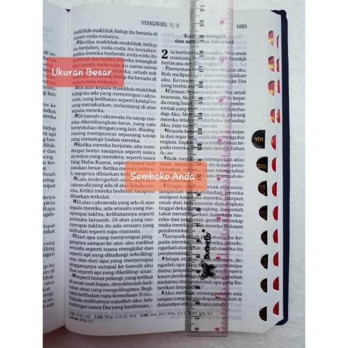 

Alkitab LAI Kristen Ukuran Besar. Usia lanjut Manula. TB2 062 TI SL BS